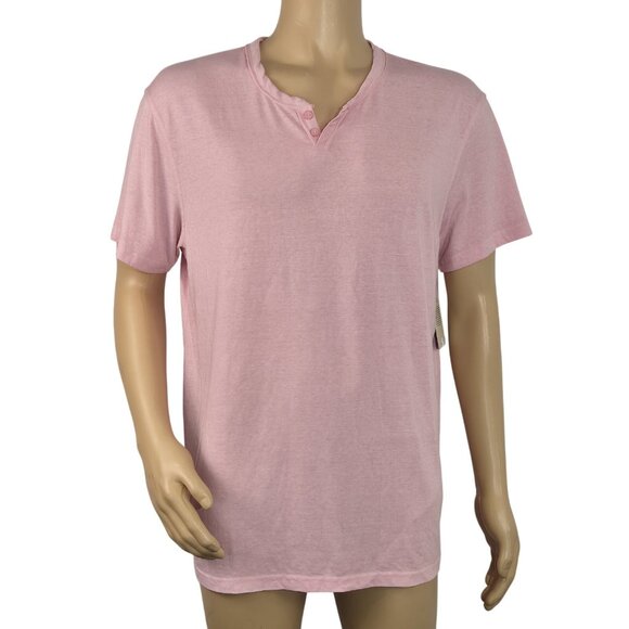 Lucky Brand Men's Size XXL T-Shirt Short Sleeve Pink (51) - Picture 2 of 12